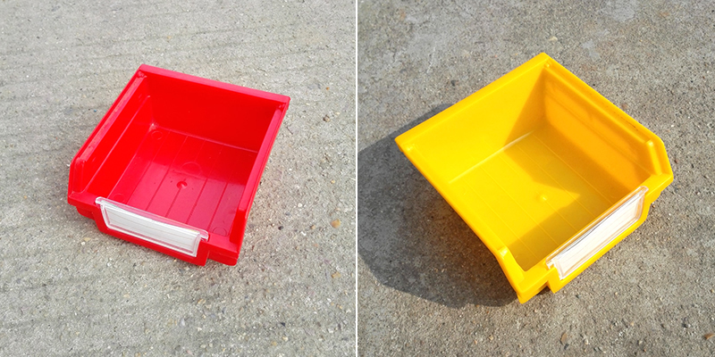 黃色背掛式零件盒 紅色背掛式零件盒 黃色背掛式零件盒 紅色背掛式零件盒